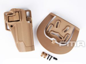 FMA CQC Serpa Belt Holster (Colt M1911), Right Hand - Tan