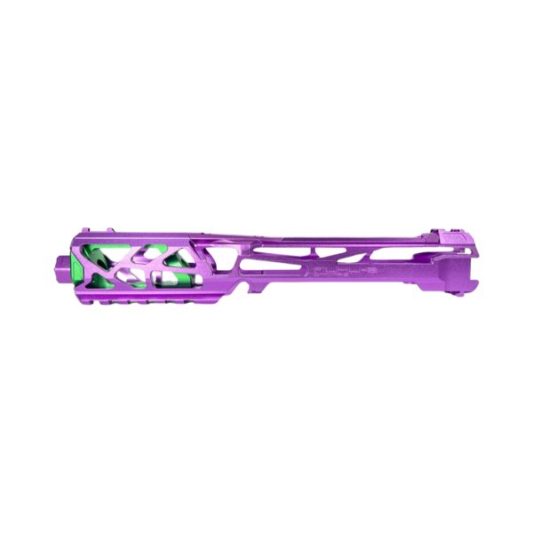 CTM FUKU-2 Skeleton CNC Upper Set for AAP-01 - Violet / Green CTM FUKU-2 Skeleton CNC Upper Set for AAP-01 - Violet / Green