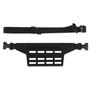 WST Fanny Pack MOLLE Adapter Panel, Small (4 Rows) – Black