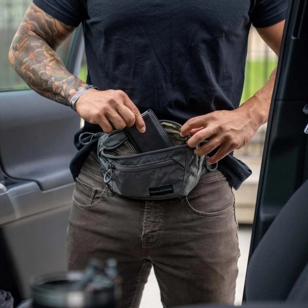 EBERLESTOCK BANDO BAG Concealed Carry Fanny / Hip Pack - Grey EBERLESTOCK BANDO BAG Concealed Carry Fanny / Hip Pack - Grey