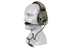 Z-TAC Tactical Headset SORDIN (Peltor Replica), TP120 Plug - MC