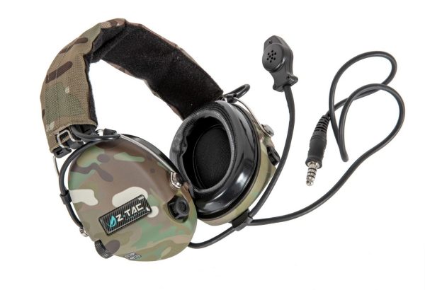 Z-TAC Tactical Headset SORDIN (Peltor Replica), TP120 Plug - MC Z-TAC Tactical Headset SORDIN (Peltor Replica), TP120 Plug - MC