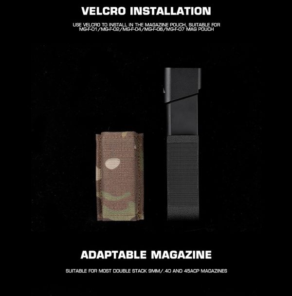 WST Kydex Insert for Pistol Magazine Pouch – Black