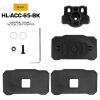 WST Universal Helmet Tactical Light Adapter, VELCRO Mount – Black