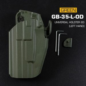 WST GB-35 Full Size Universal Holster, Left Hand – Green