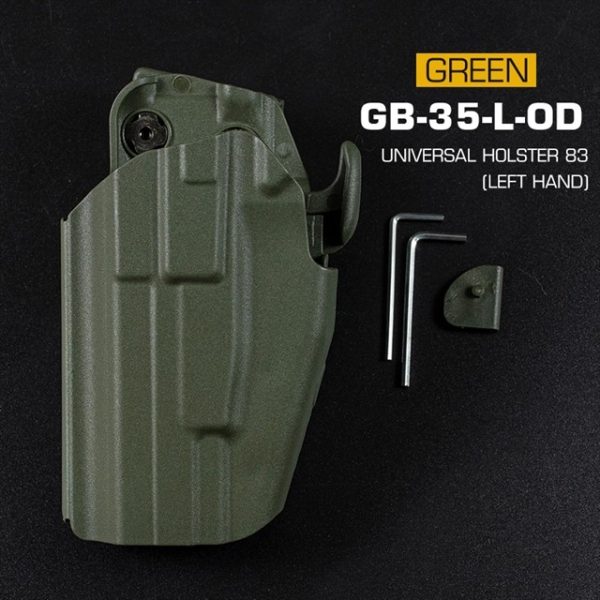 WST GB-35 Full Size Universal Holster, Left Hand – Green WST GB-35 Full Size Universal Holster, Left Hand – Green