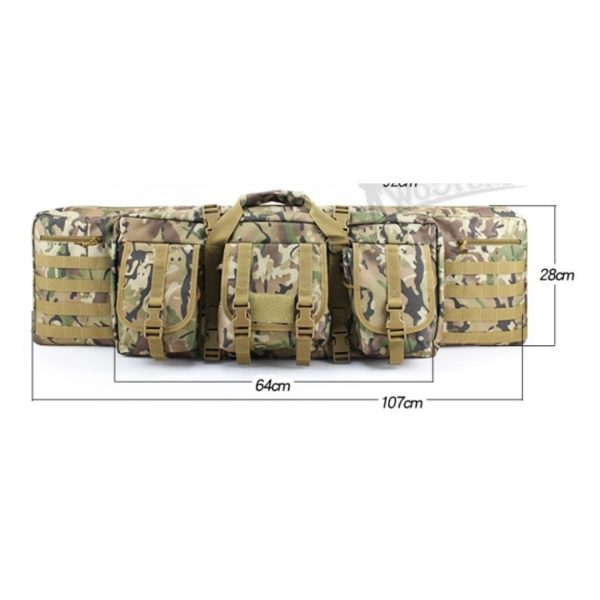 WST Double Rifle Transport Case 107 × 28 × 10 cm – Green WST Double Rifle Transport Case 107 × 28 × 10 cm – Green