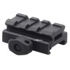 VO 0.5" Picatinny Riser Rail Mount (1.27 cm), Short - Black