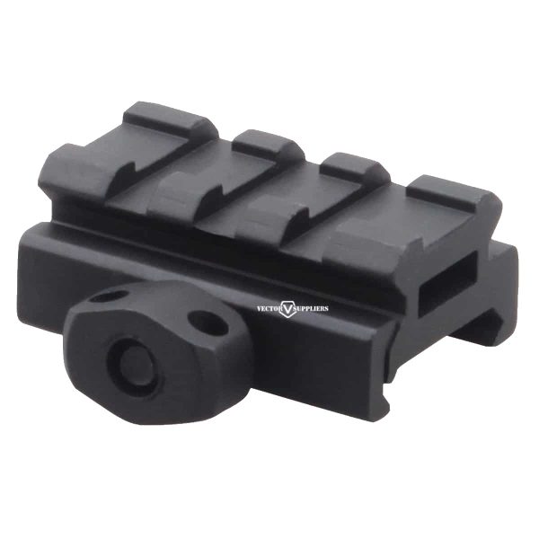 VO 0.5" Picatinny Riser Rail Mount (1.27 cm), Short - Black