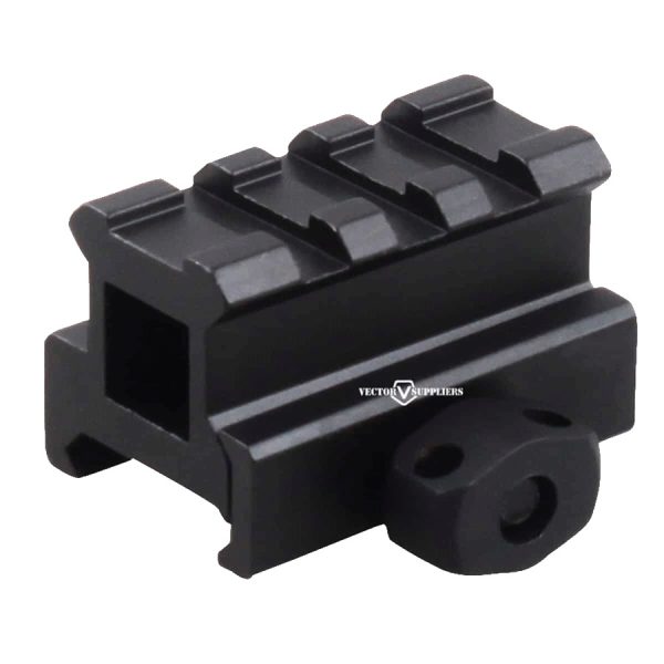 VO 0.83" Picatinny Riser Rail Mount (2.1 cm), Short - Black VO 0.83" Picatinny Riser Rail Mount (2.1 cm), Short - Black