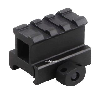 VO 1" Picatinny Riser Rail Mount (2.54 cm), Short - Black VO 1" Picatinny Riser Rail Mount (2.54 cm), Short - Black