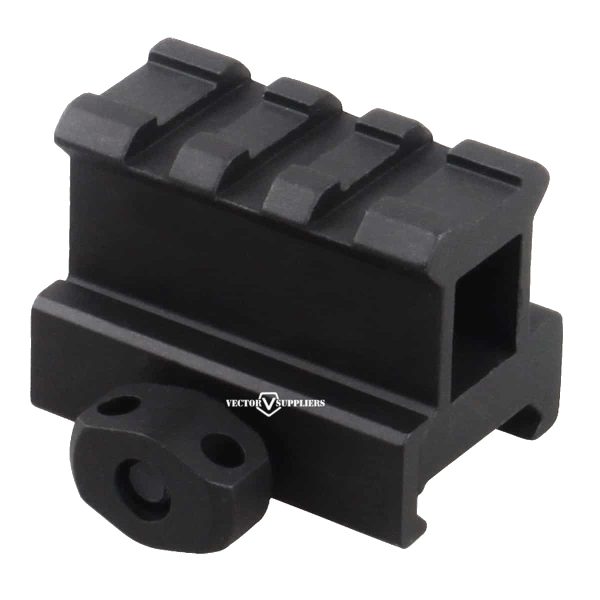 VO 1" Picatinny Riser Rail Mount (2.54 cm), Short - Black VO 1" Picatinny Riser Rail Mount (2.54 cm), Short - Black