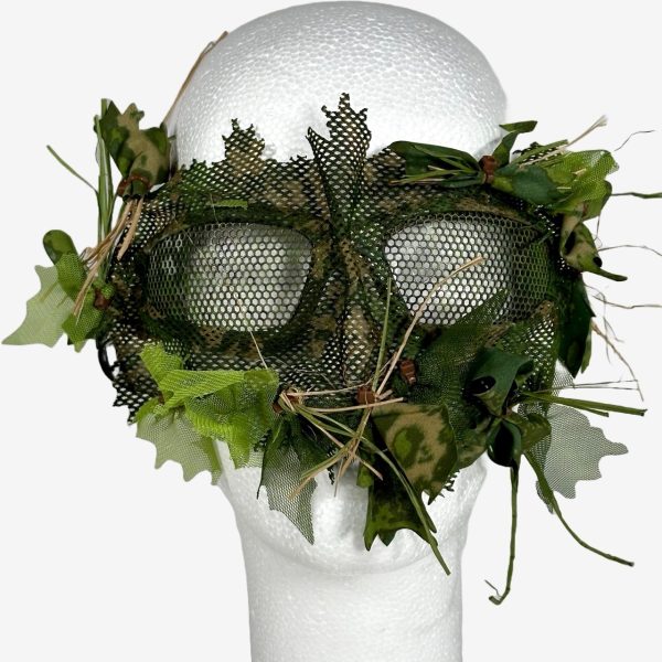 KMCS Camouflage Airsoft Goggle Mesh Mask - Green
