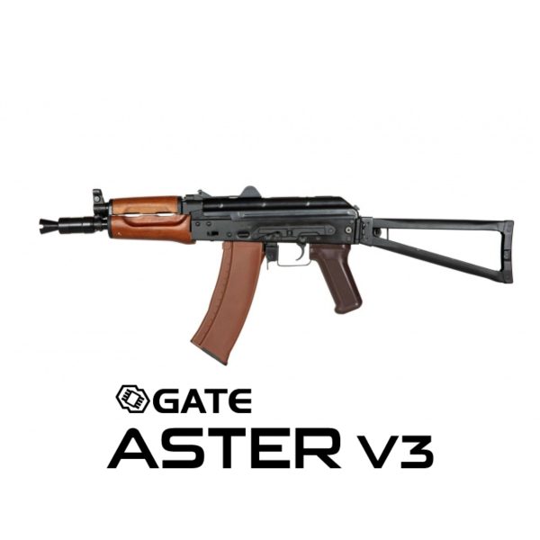 E&L AKS-74UN Platinum GATE ASTER SE V3 - Black / Wood E&L AKS-74UN Platinum GATE ASTER SE V3 - Black / Wood