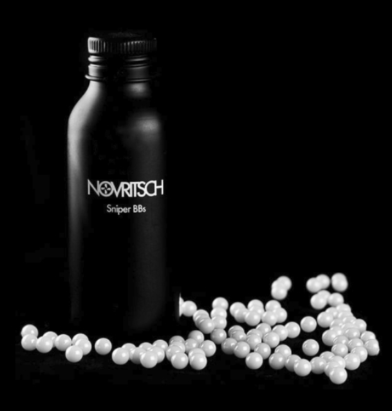 Novritsch SNIPER BBs Premium Pellets 0.43g, 530 BBs - White Novritsch SNIPER BBs Premium Pellets 0.43g, 530 BBs - White