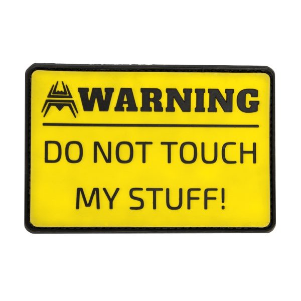 ANAREUS VELCRO Warning patch DO NOT TOUCH - Yellow VELCRO Warning patch DO NOT TOUCH - Yellow
