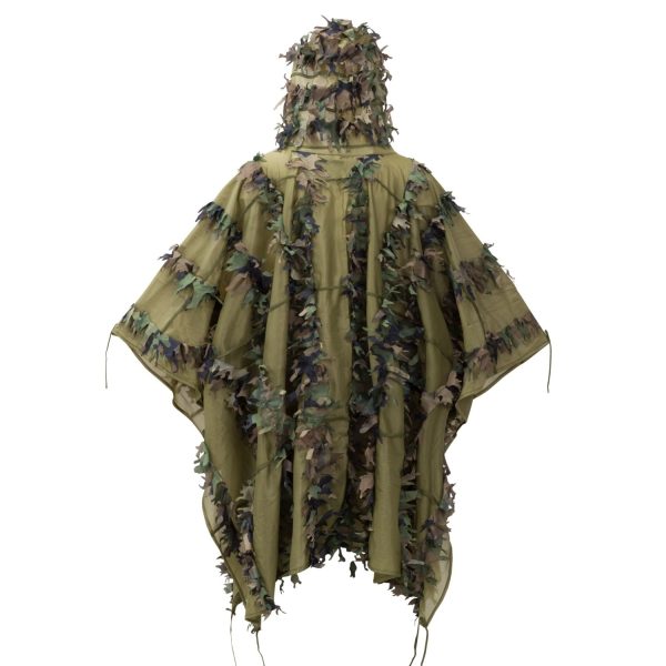 HELIKON 3D Ghillie Poncho® LEAF - US Woodland HELIKON 3D Ghillie Poncho® LEAF - US Woodland