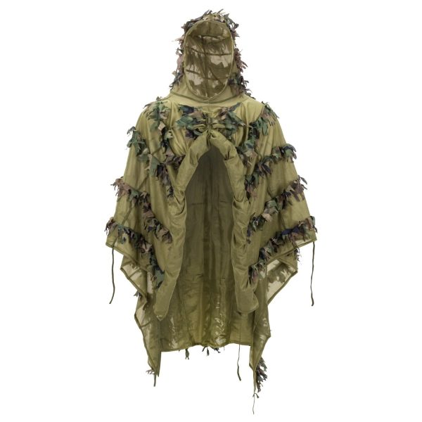 HELIKON 3D Ghillie Poncho® LEAF - US Woodland HELIKON 3D Ghillie Poncho® LEAF - US Woodland