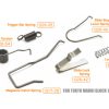 GD TM / WE G-series Enhanced Steel Spring Set, 6 Pcs - Silver