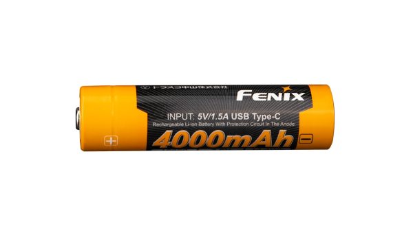 Charging battery USB-C Fenix 18650 4000 mAh (Li-Ion) Charging battery USB-C Fenix 18650 4000 mAh (Li-Ion)
