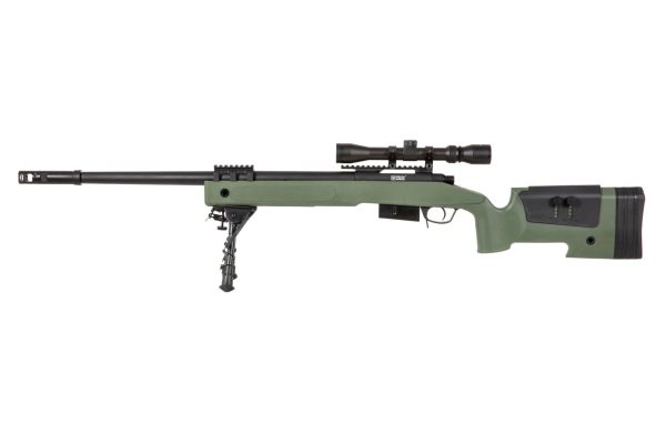 SA M40A5 (SA-S03 CORE™) Sniper Rifle with Accessories - Green