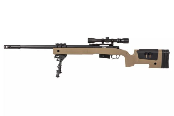 SA M40A5 (SA-S03 CORE™) Sniper Rifle with Accessories - Tan