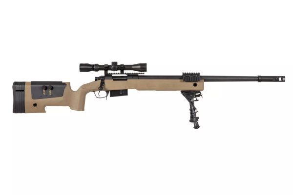 SA M40A5 (SA-S03 CORE™) Sniper Rifle with Accessories - Tan