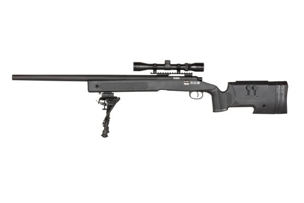 SA M40A3 High Velocity (SA-S02 CORE™) Sniper Rifle with Accessories - Black SA M40A3 High Velocity (SA-S02 CORE™) Sniper Rifle with Accessories - Black