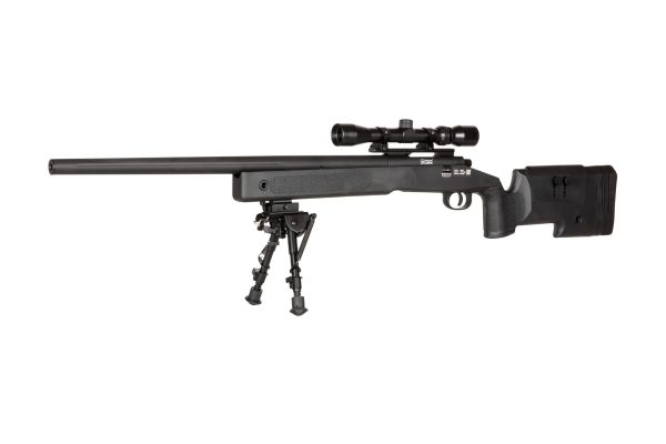 SA M40A3 High Velocity (SA-S02 CORE™) Sniper Rifle with Accessories - Black SA M40A3 High Velocity (SA-S02 CORE™) Sniper Rifle with Accessories - Black