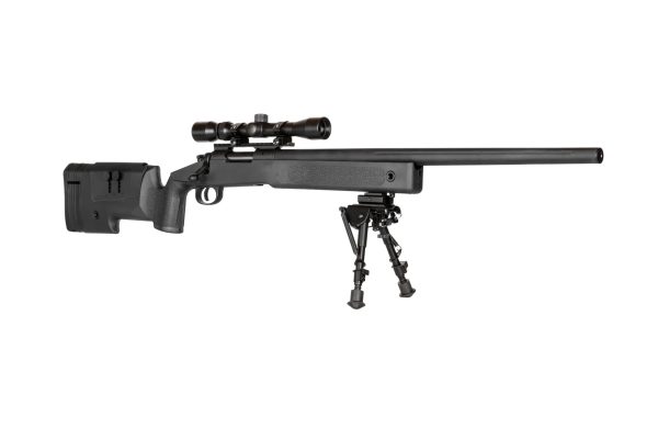 SA M40A3 High Velocity (SA-S02 CORE™) Sniper Rifle with Accessories - Black SA M40A3 High Velocity (SA-S02 CORE™) Sniper Rifle with Accessories - Black