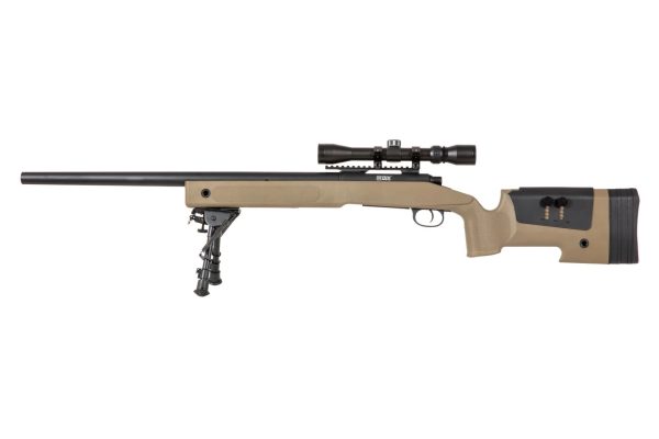 SA M40A3 (SA-S02 CORE™) Sniper Rifle with Accessories - Tan SA M40A3 (SA-S02 CORE™) Sniper Rifle with Accessories - Tan