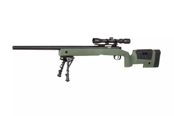SA M40A3 (SA-S02 CORE™) Sniper Rifle with Accessories - Green SA M40A3 (SA-S02 CORE™) Sniper Rifle with Accessories - Green