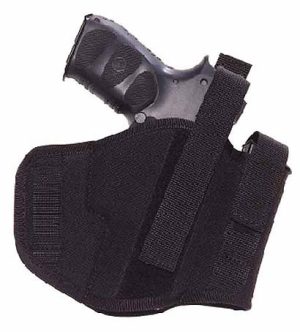 DASTA 202-5Z Belt Holster for P 99, G 17, USP and P 228 with pouch, Ambidextrous - Black