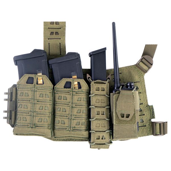 Novritsch Open MOLLE SMG Mag Pouch - Flecktarn