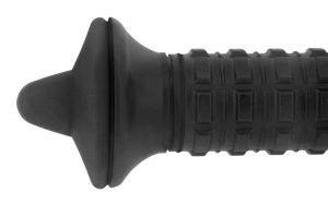 ESP Rubber Baton Tip with Glass Breaker - Black