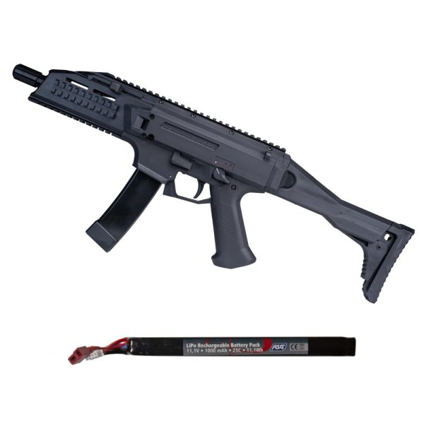 ASG CZ Scorpion EVO 3 A1 SportLine Value Pack - Black ASG CZ Scorpion EVO 3 A1 SportLine Value Pack - Black