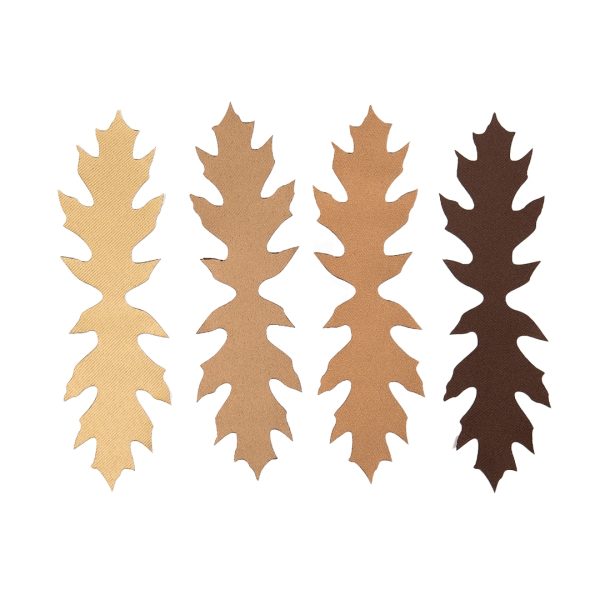 ANAREUS Pack of 3D SilkLeaf Camouflage Leaves, Large (308 Pcs) - Brown Pack of 3D SilkLeaf Camouflage Leaves, Large (308 Pcs) - Brown