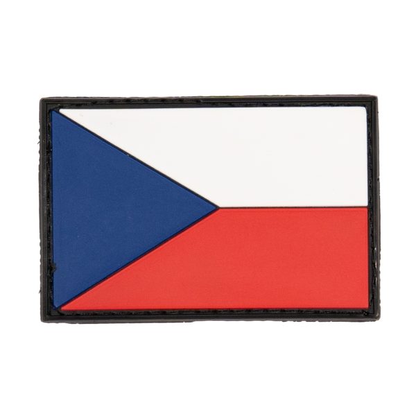 3D PVC CZECH FLAG Patch (Large) - Colorful 3D PVC CZECH FLAG Patch (Large) - Colorful