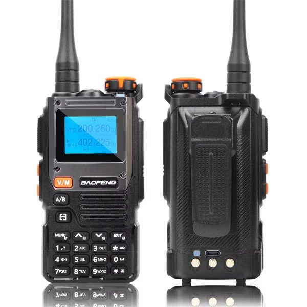 Baofeng UV-K61 Tri-band Radio (AIR / VHF / UHF), USB-C - Black Baofeng UV-K61 Tri-band Radio (AIR / VHF / UHF), USB-C - Black