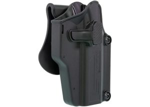 AMOMAX Universal Pistol Holster Per-Fit™, Right Hand - Black