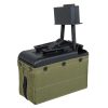 A&K Electric Box Magazine for M249 Gen2, 2000 BBs - Green A&K Electric Box Magazine for M249 Gen2, 2000 BBs - Green