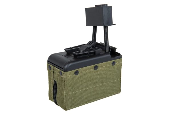A&K Electric Box Magazine for M249 Gen2, 2000 BBs - Green A&K Electric Box Magazine for M249 Gen2, 2000 BBs - Green