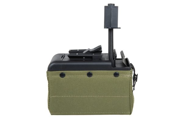 A&K Electric Box Magazine for M249 Gen2, 2000 BBs - Green A&K Electric Box Magazine for M249 Gen2, 2000 BBs - Green