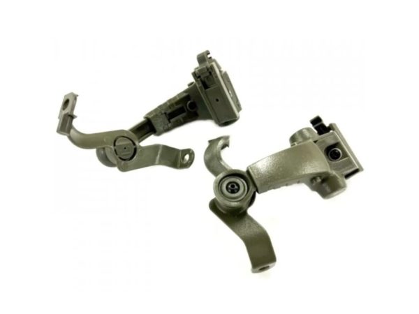 EARMOR M16A Helmet Adapters for M32 PLUS Headset, ARC Mount - Green