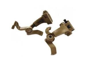 EARMOR M16A Helmet Adapters for M32 PLUS Headset, ARC Mount - Coyote Brown EARMOR M16A Helmet Adapters for M32 PLUS Headset, ARC Mount - Coyote Brown