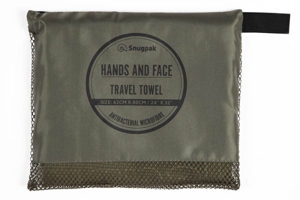 Travel Towel Hands & Face, olive Travel Towel Hands & Face, olive