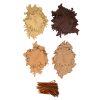 ANAREUS Pack of 3D Max-SilkLeaf Camouflage Leaves, 60 Pcs - Brown Pack of 3D Max-SilkLeaf Camouflage Leaves, 60 Pcs - Brown