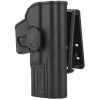AMOMAX G-Series 19 Pistol Holster, Right Hand - Black AMOMAX G-Series 19 Pistol Holster, Right Hand - Black
