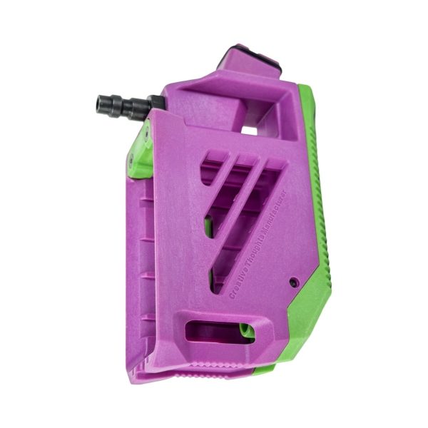 CTM AAP-01 / G-Series 90° HPA Adapter for AEG M4 Mag - Violet / Green