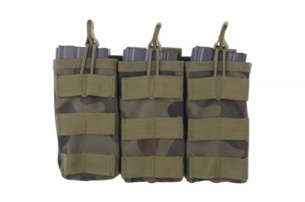 GFC MOLLE Triple Pouch for Rifle Magazines (M4 / AK), Open Type - WZ.93 GFC MOLLE Triple Pouch for Rifle Magazines (M4 / AK), Open Type - WZ.93